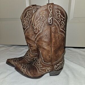 Yippee Ki Yay by Old Gringo Women's Sintra Western Boots - Snip Toe 6.5